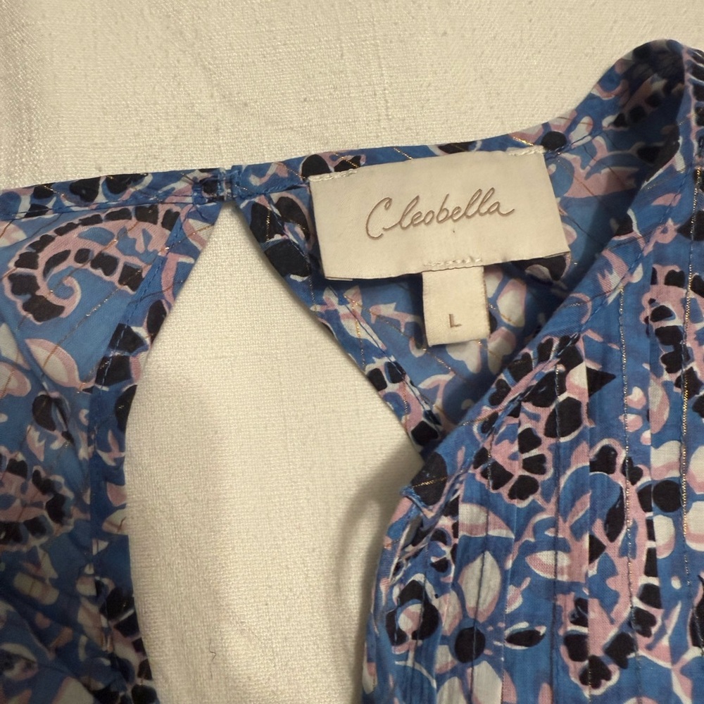 Cleobella Cora Mini Paisley Dress Womens Large - Picture 7 of 12